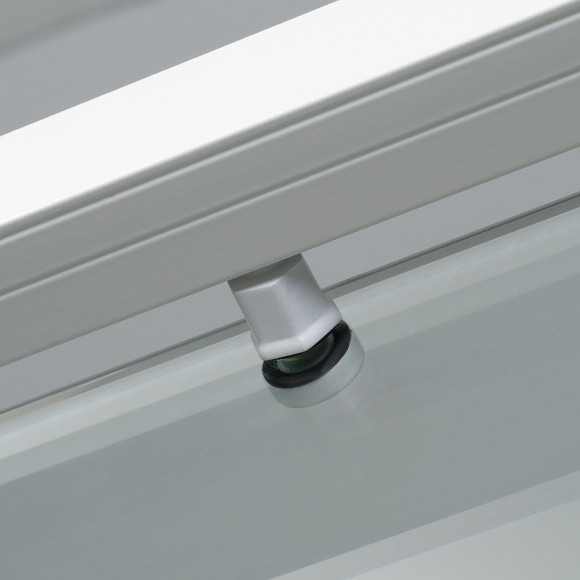 Душевая дверь WasserKRAFT Rhin 110 44S13 профиль Белый стекло прозрачное Душевая дверь WasserKRAFT Rhin 110 44S13 профиль Белый стекло прозрачное