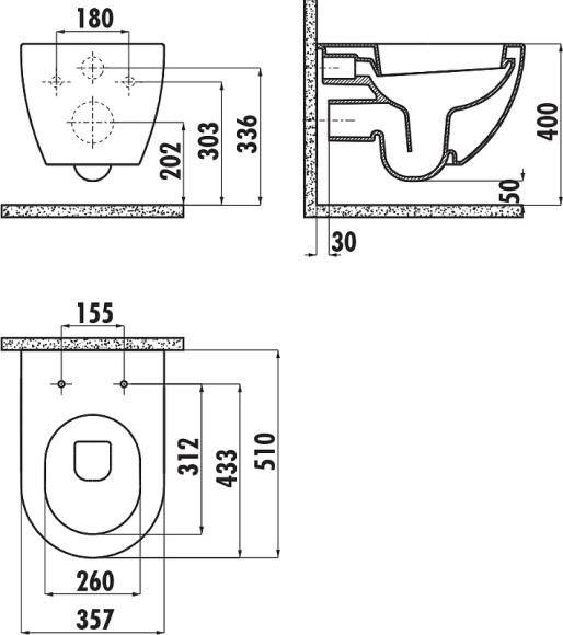 Унитаз Creavit Free FE320-11AM00E-0000 подвесной Антрацит матовый без сиденья Унитаз Creavit Free FE320-11AM00E-0000 подвесной Антрацит матовый без сиденья