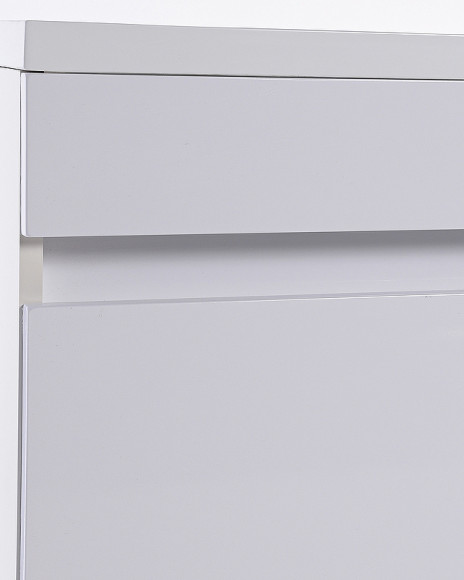 Тумба с раковиной Orange Sistema 110 L ST-110TUW+RAL Белая глянцевая Тумба с раковиной Orange Sistema 110 L ST-110TUW+RAL Белая глянцевая