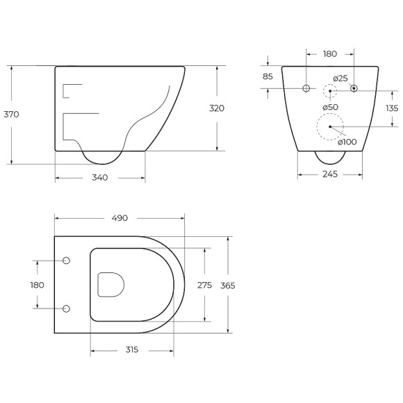 Унитаз BelBagno Colorato BB062CHR-GR/BB062SC-GR подвесной Серый матовый с сиденьем Микролифт