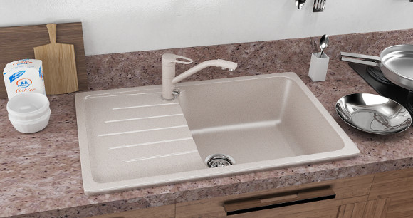 Кухонная мойка Ulgran Classic U-400-310 Серая Кухонная мойка Ulgran Classic U-400-310 Серая