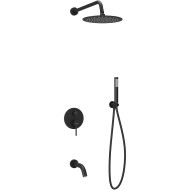 Душевая система Sancos Select SC3004MB Черная матовая