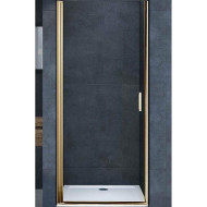 Душевая дверь Vincea Alpha 70 VDP-3AL700CLG профиль Брашированное золото стекло прозрачное