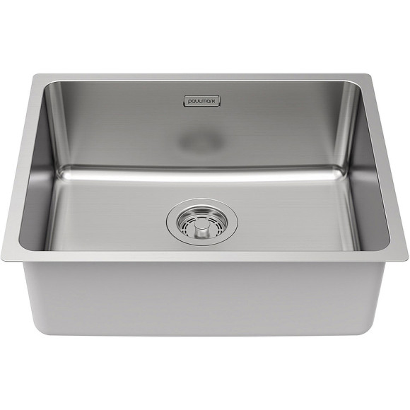 Кухонная мойка Paulmark Yuni 54 Uni YU54-BS Брашированная нержавеющая сталь Кухонная мойка Paulmark Yuni 54 Uni YU54-BS Брашированная нержавеющая сталь