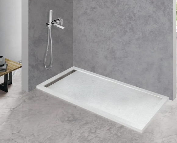 Душевой поддон из искусственного камня Cezares Tray AS 160x80 TRAY-AS-AH-160/80-30-W Белый