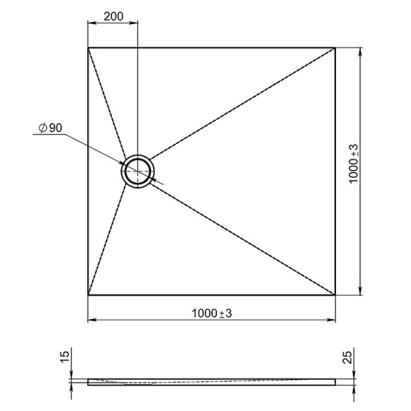 Душевой поддон из искусственного камня Jacob Delafon Tolbiac 100x100 E6D328RU-WPM Белый матовый Душевой поддон из искусственного камня Jacob Delafon Tolbiac 100x100 E6D328RU-WPM Белый матовый