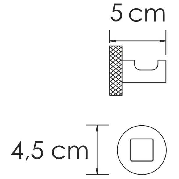 Крючок WasserKRAFT Mosel K-46623 Хром