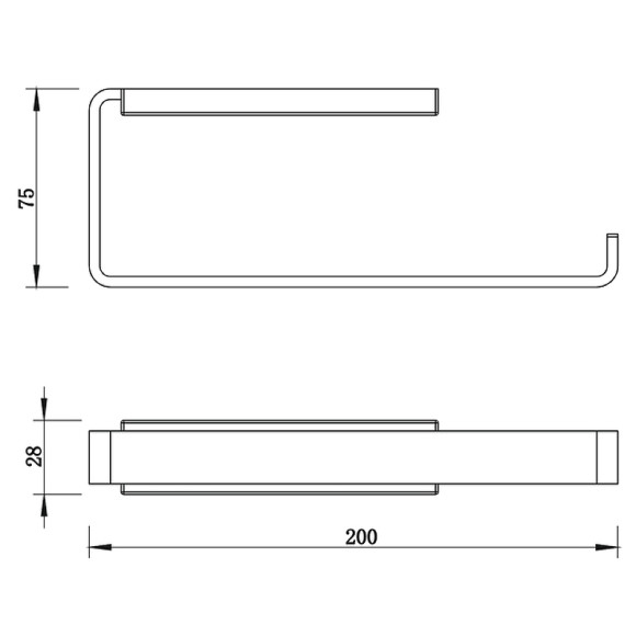 Полотенцедержатель Whitecross Cubo nickel brushed CU2456NIB Брашированный никель Полотенцедержатель Whitecross Cubo nickel brushed CU2456NIB Брашированный никель