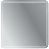 Зеркало Cezares Duet 80 CZR-SPC-DUET-800-800-LED-TCH с подсветкой с лазерной гравировкой и сенсорным выключателем