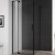 Душевой уголок Cezares Slider 100х80 SLIDER-AH-1-80-90/100-C-NERO профиль Черный матовый стекло прозрачное