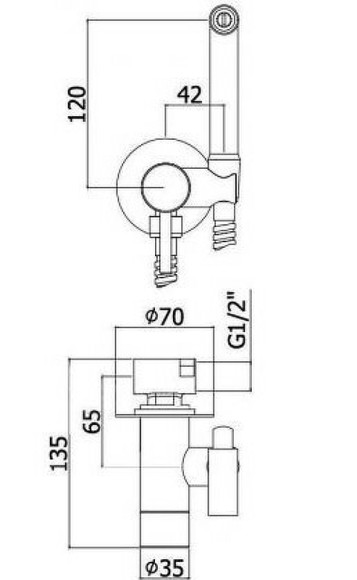 Душевой комплект Paffoni Light KITZCOL632NO110 из душевой системы с гигиеническим душем Черная матовая