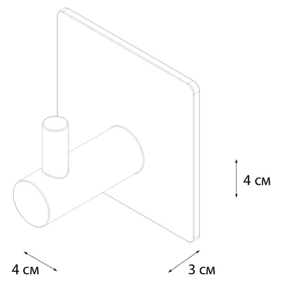 Крючок Fixsen Equipment FX-560A Черный Крючок Fixsen Equipment FX-560A Черный