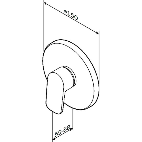 Смеситель для душа AM.PM Spirit F7075000 Хром Смеситель для душа AM.PM Spirit F7075000 Хром