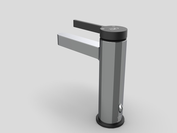 Смеситель для раковины GPD Gildo MLB165-K-S Хром Черный