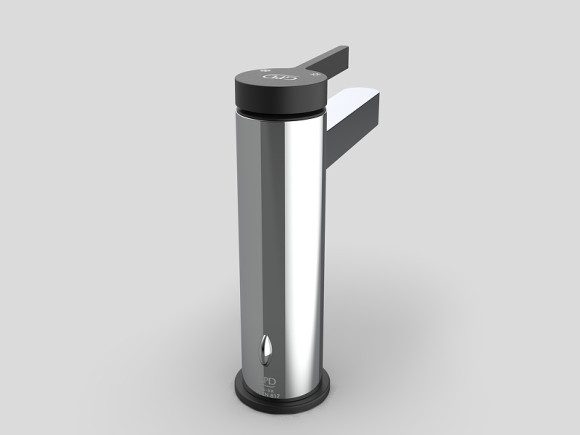 Смеситель для раковины GPD Gildo MLB165-K-S Хром Черный