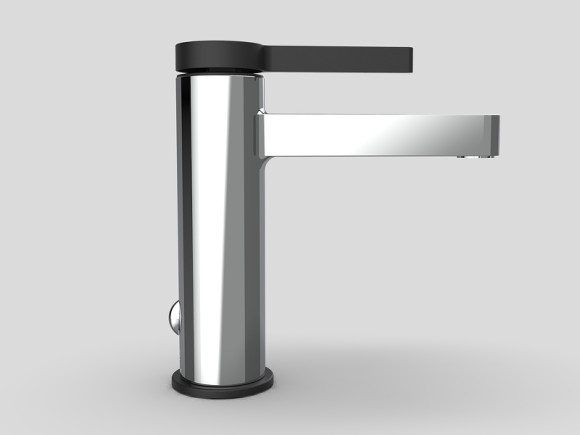 Смеситель для раковины GPD Gildo MLB165-K-S Хром Черный