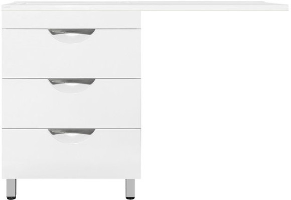 Тумба под раковину Style Line Жасмин 120 с 3 ящиками Белая Тумба под раковину Style Line Жасмин 120 с 3 ящиками Белая