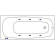 Акриловая ванна Whitecross Layla Slim 170x75 0122.170075.100.SOFT.CR с гидромассажем Акриловая ванна Whitecross Layla Slim 170x75 0122.170075.100.SOFT.CR с гидромассажем
