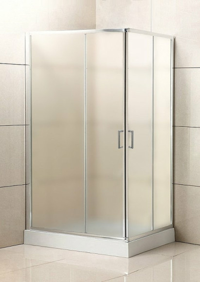 Душевой уголок BelBagno Uno 100х90 UNO-195-AH-2-100/90-P-Cr профиль Хром стекло рифленое Душевой уголок BelBagno Uno 100х90 UNO-195-AH-2-100/90-P-Cr профиль Хром стекло рифленое