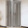 Душевой уголок Vincea City 90x90 VSQ-5CT900MT профиль Хром стекло текстурное Душевой уголок Vincea City 90x90 VSQ-5CT900MT профиль Хром стекло текстурное