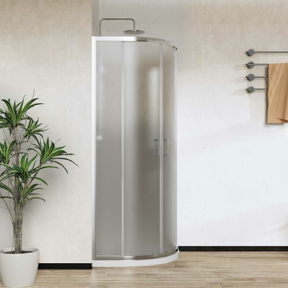 Душевой уголок Vincea City 90x90 VSQ-5CT900MT профиль Хром стекло текстурное Душевой уголок Vincea City 90x90 VSQ-5CT900MT профиль Хром стекло текстурное