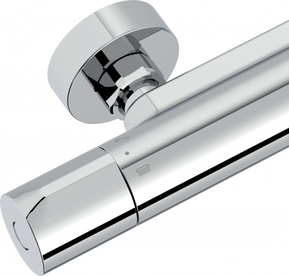 Смеситель для душа Jacob Delafon Metro E24394-CP с термостатом Хром Смеситель для душа Jacob Delafon Metro E24394-CP с термостатом Хром