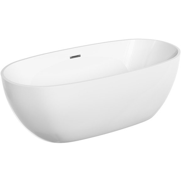 Акриловая ванна Sancos Flo 170x80 FB02 без гидромассажа