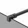 Душевая перегородка Berges Sky Black 80х200 064012 профиль Черный матовый стекло тонированное Душевая перегородка Berges Sky Black 80х200 064012 профиль Черный матовый стекло тонированное