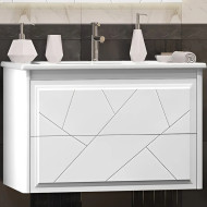 Тумба под раковину Opadiris Луиджи 80 00-00006179 подвесная Белая матовая