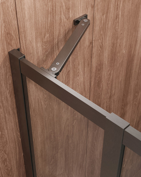 Душевой уголок Cezares Molveno 120x120 MOLVENO-R-11-90+30-C-GM-IV профиль Оружейная сталь стекло прозрачное Душевой уголок Cezares Molveno 120x120 MOLVENO-R-11-90+30-C-GM-IV профиль Оружейная сталь стекло прозрачное