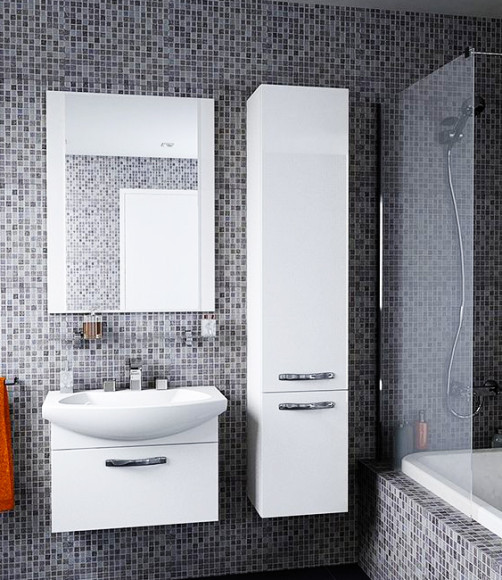 Тумба под раковину Aquaton Ария 65 1A134001AA010 подвесная Белая