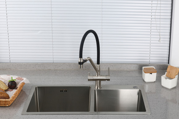 Смеситель для кухни Gappo G4398-85 Сатин Черный Смеситель для кухни Gappo G4398-85 Сатин Черный