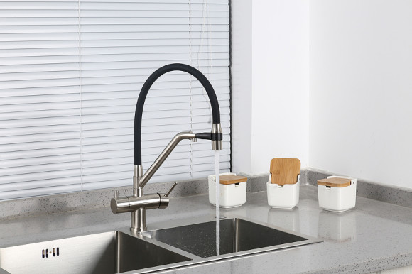 Смеситель для кухни Gappo G4398-85 Сатин Черный Смеситель для кухни Gappo G4398-85 Сатин Черный