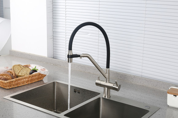 Смеситель для кухни Gappo G4398-85 Сатин Черный Смеситель для кухни Gappo G4398-85 Сатин Черный