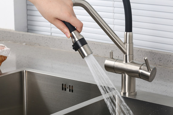 Смеситель для кухни Gappo G4398-85 Сатин Черный Смеситель для кухни Gappo G4398-85 Сатин Черный