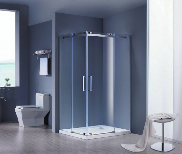 Душевой уголок Grossman Cosmo 120х90 R GR-1120R профиль Хром стекло прозрачное