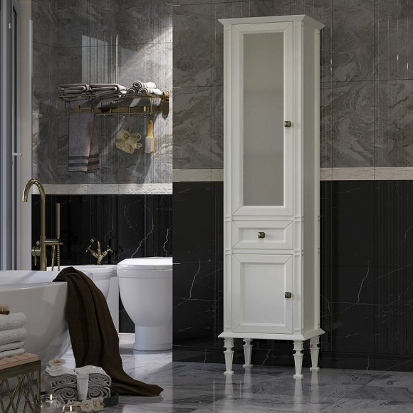 Шкаф пенал Opadiris Кантара 46 L 00-00004342 Слоновая кость Шкаф пенал Opadiris Кантара 46 L 00-00004342 Слоновая кость