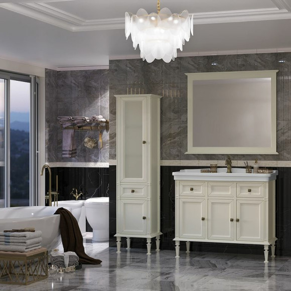 Шкаф пенал Opadiris Кантара 46 L 00-00004342 Слоновая кость Шкаф пенал Opadiris Кантара 46 L 00-00004342 Слоновая кость