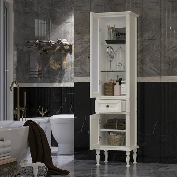 Шкаф пенал Opadiris Кантара 46 L 00-00004342 Слоновая кость Шкаф пенал Opadiris Кантара 46 L 00-00004342 Слоновая кость