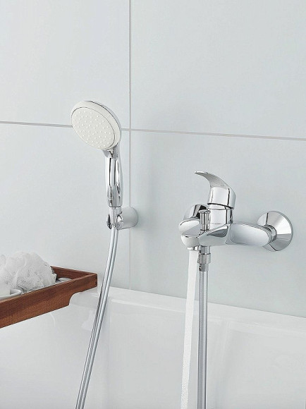 Смеситель для ванны Grohe Eurosmart 3330220A Хром Смеситель для ванны Grohe Eurosmart 3330220A Хром