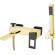 Смеситель для ванны Boheme Q 143-GB Золото Черный Смеситель для ванны Boheme Q 143-GB Золото Черный