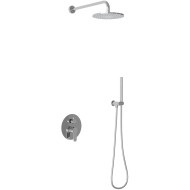 Душевая система Berges Nardis 2R 071003 Хром сильвер Душевая система Berges Nardis 2R 071003 Хром сильвер