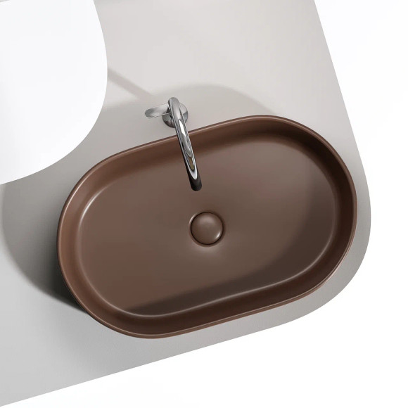 Раковина-чаша Ceramicanova Element 61 CN6048MDB Темно-коричневая матовая