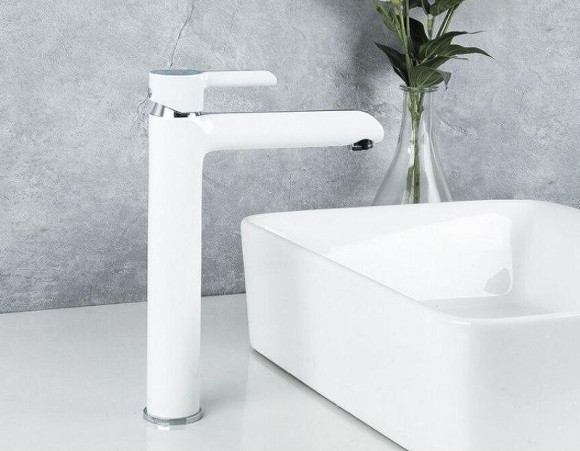 Смеситель для раковины Gappo G03-8 G1003-18 Белый Хром