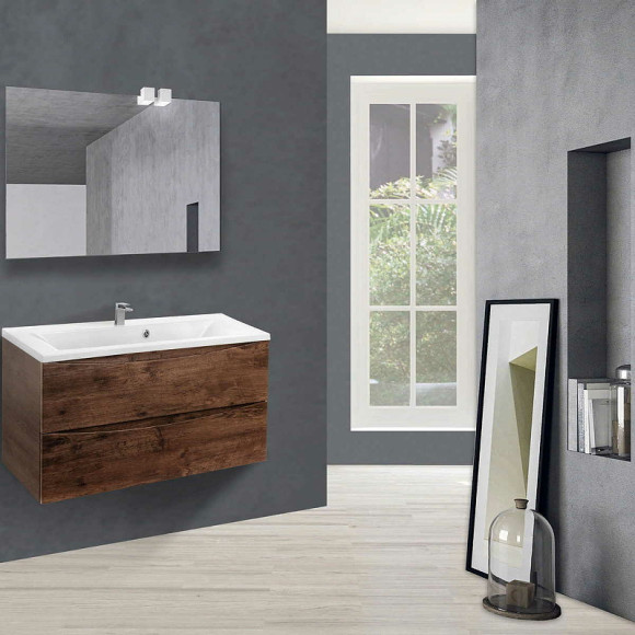 Тумба под раковину Vincea Mia 90 VMC-2MA900RW подвесная R.Wood Тумба под раковину Vincea Mia 90 VMC-2MA900RW подвесная R.Wood