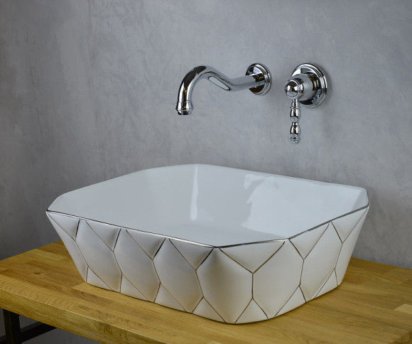 Смеситель для раковины Bronze de Luxe Tiffany 1920CR Хром