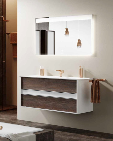 Тумба под раковину Clarberg Evolution 120 EV0112CD подвесная Крафт темный Тумба под раковину Clarberg Evolution 120 EV0112CD подвесная Крафт темный