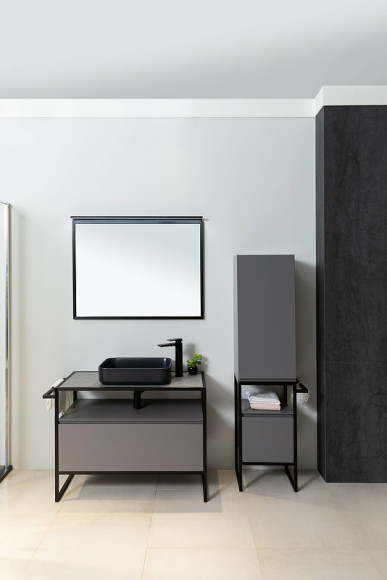 Зеркало Allen Brau Priority 100 1.31017.BB с подсветкой Черный браш Зеркало Allen Brau Priority 100 1.31017.BB с подсветкой Черный браш