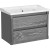 Тумба под раковину ASB-Woodline Лорена 80 12201 подвесная Серая