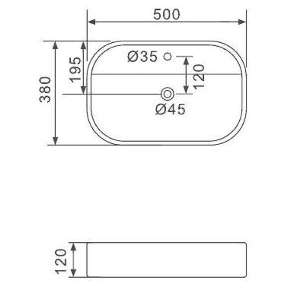 Раковина Gappo 50 GT308 Белая Раковина Gappo 50 GT308 Белая